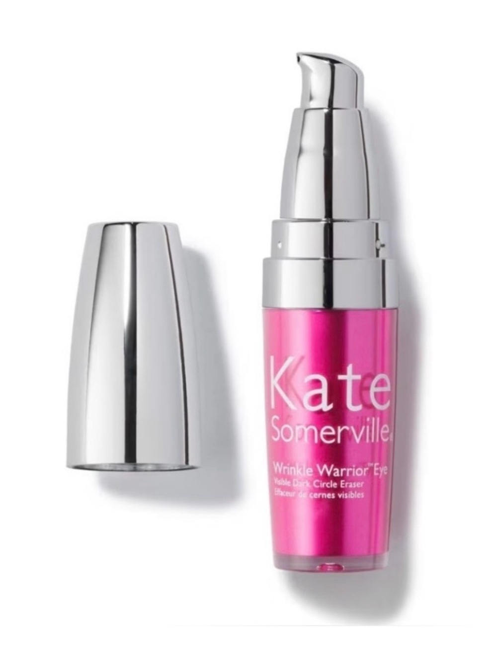 Kate Somerville Wrinkle Warrior Eye Gel - Hot Pink with Silver Cap - Picture 3 of 5